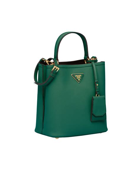 prada saffiano green bag